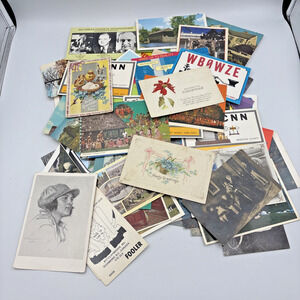 Bulk Lot of Approx. 100 Postcards Mostly Vintage Random Used & Unused Postcard D